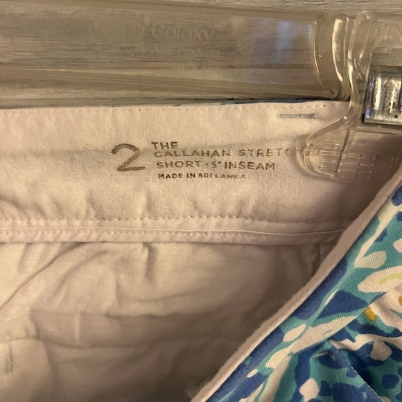 Lilly‎ Pulitzer Callahan Stretch Shorts Salty Seas Print Preppy Resort Wear - Picture 6 of 9